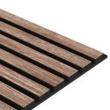 Pannello acustico impiallacciato naturale - Noce americano - 28x280cm (Klemp) Pannello acustico impiallacciato naturale - Noce americano - 28x280cm (Klemp)