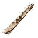 Panneau acoustique en placage naturel - Chêne naturel - 28x240cm (Klemp) Panneau acoustique en placage naturel - Chêne naturel - 28x240cm (Klemp)