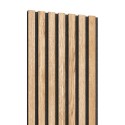 Panneau acoustique en placage naturel - Chêne naturel - 60x280cm (Klemp) Panneau acoustique en placage naturel - Chêne naturel - 60x280cm (Klemp)