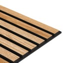 Acoustic panel natural veneer - Natural oak - 60x280cm (Klemp) Acoustic panel natural veneer - Natural oak - 60x280cm (Klemp)