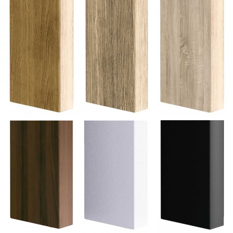 Lamas MDF autoportantes – Juego de muestras en todos los colores – 22x90 mm / 22x70 mm (Klemp) - Muros calados prefabricados Lamas MDF autoportantes – Juego de muestras en todos los colores – 22x90 mm / 22x70 mm (Klemp) - Muros calados prefabricados