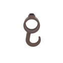 Accrocher Typ 64, 26.9 mm, Vintage-Brown (Klemp) Accrocher Typ 64, 26.9 mm, Vintage-Brown (Klemp)
