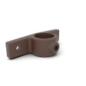Uchwyt z podwójnym uchem Typ 56, 33.7 mm, Vintage-Brown (Klemp) Uchwyt z podwójnym uchem Typ 56, 33.7 mm, Vintage-Brown (Klemp)
