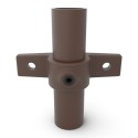 Uchwyt z podwójnym uchem Typ 56, 33.7 mm, Vintage-Brown (Klemp) Uchwyt z podwójnym uchem Typ 56, 33.7 mm, Vintage-Brown (Klemp)
