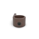 Uchwyt z pojedynczym uchem Typ 55, 33.7 mm, Vintage-Brown (Klemp) Uchwyt z pojedynczym uchem Typ 55, 33.7 mm, Vintage-Brown (Klemp)