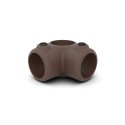 Corn w thr tube 90° Type 20, 26.9 mm, Vintage-Brown (Klemp)