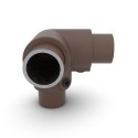 3-Way top corn 90° Type 18, 33.7 mm, Vintage-Brown (Klemp) 3-Way top corn 90° Type 18, 33.7 mm, Vintage-Brown (Klemp)