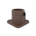 Bride carrée Typ 11, 26.9 mm, Vintage-Brown (Klemp) Bride carrée Typ 11, 26.9 mm, Vintage-Brown (Klemp)