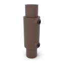Raccord droit Typ 8, 33.7 mm, Vintage-Brown (Klemp) Raccord droit Typ 8, 33.7 mm, Vintage-Brown (Klemp)