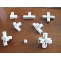 Cross Connector (3 axes, 6 slots) – for profile 20x20x1.5 mm - grey (Klemp) Cross Connector (3 axes, 6 slots) – for profile 20x20x1.5 mm - grey (Klemp)
