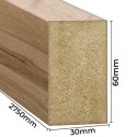 Lamele MDF Ażurowe 10szt. Dąb wotan - 30x60mm (Klemp) Lamele MDF Ażurowe 10szt. Dąb wotan - 30x60mm (Klemp)