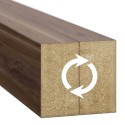 Lattes MDF autoportantes 10pc Noyer - 30x60mm (Klemp)