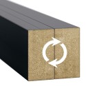 Vrijstaande MDF-latten 10pcs Zwart - 30x60mm (Klemp) Vrijstaande MDF-latten 10pcs Zwart - 30x60mm (Klemp)