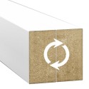 Listones de MDF independientes 10pc Estera blanca - 30x60mm (Klemp) Listones de MDF independientes 10pc Estera blanca - 30x60mm (Klemp)