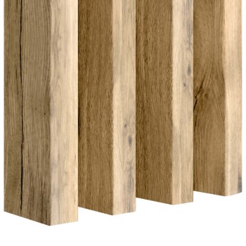 Lattes MDF autoportantes 10pc Chêne Wotan - 30x60mm (Klemp)