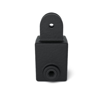 Female single socket Type 42S, 25 mm, Black (Klemp)