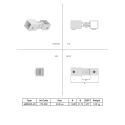 Single swivel Type 44S, 40 mm, Galvanized (Klemp) Single swivel Type 44S, 40 mm, Galvanized (Klemp)
