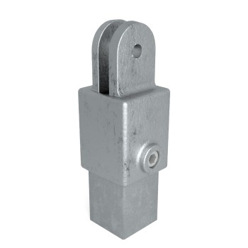 Female single socket Type 42S, 40 mm, Galvanized (Klemp)