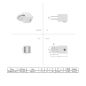 Weibliche Steckverbindung Typ 42S, 40 mm, Verzinkt (Klemp) Weibliche Steckverbindung Typ 42S, 40 mm, Verzinkt (Klemp)