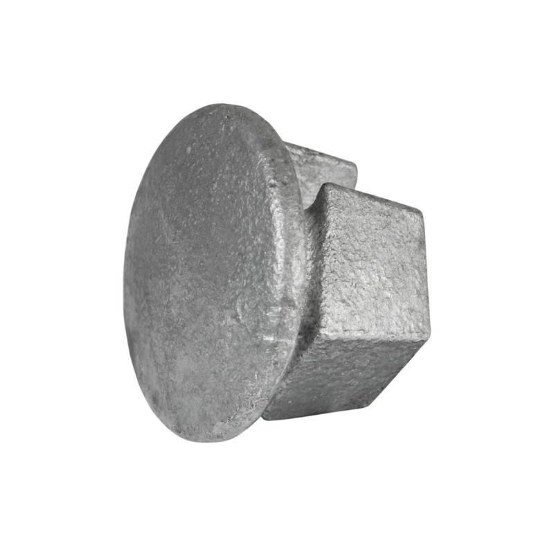 Metalowa zatyczka cienka Typ 184, 42,4 mm, Ocynk (Klemp) - Złącza rurowe