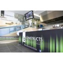 Textiel-reclamewand 60 mm (diverse afmetingen) (Klemp) Textiel-reclamewand 60 mm (diverse afmetingen) (Klemp)