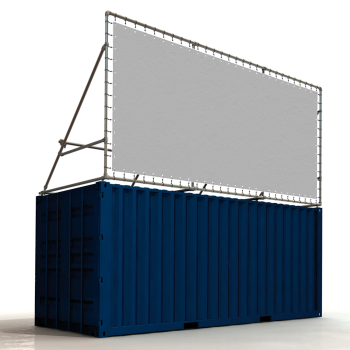 Werbe-Containerrahmen CF28 (Klemp)