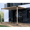 Pérgola de madera adosada recta (Klemp)