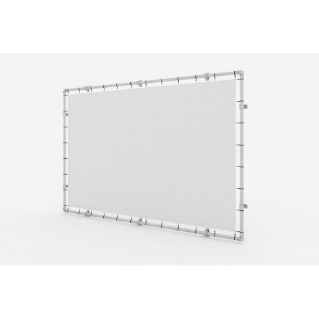 Configurator – Muurconstructie voor banner (Klemp) - Reclame