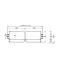 Puerta de doble hoja galvanizada SGEUDP2GV (Kee Safety) Puerta de doble hoja galvanizada SGEUDP2GV (Kee Safety)