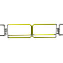 SGEUDP2PC lackiertes zweiflügeliges Tor (Kee Safety)