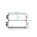 Puerta de cierre automático pintada SGEUFHPC2 (Kee Safety) Puerta de cierre automático pintada SGEUFHPC2 (Kee Safety)