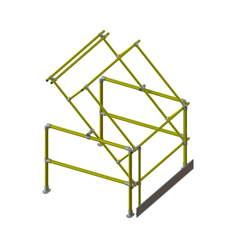 Gelakte pallet poort type A SGPGTYAPC (Kee Safety) - Zwenkbare pallettpoorten voor tussenvloeren Gelakte pallet poort type A SGPGTYAPC (Kee Safety) - Zwenkbare pallettpoorten voor tussenvloeren