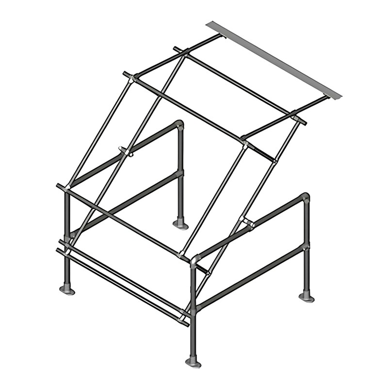 Puerta de palet galvanizada tipo A SGPGTYAGV (Kee Safety) - Puertas basculantes para palets en entresuelos Puerta de palet galvanizada tipo A SGPGTYAGV (Kee Safety) - Puertas basculantes para palets en entresuelos