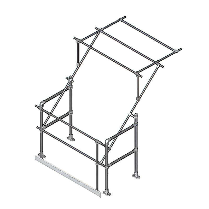 Verzinkte pallet poort type B SGPGTYBGV (Kee Safety) - Zwenkbare pallettpoorten voor tussenvloeren Verzinkte pallet poort type B SGPGTYBGV (Kee Safety) - Zwenkbare pallettpoorten voor tussenvloeren
