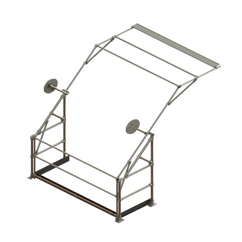 Aluminiowa bramka paletowa typ F SGPGTYGAL (Kee Safety) - Bramka paletowa wychylne na antresole Aluminiowa bramka paletowa typ F SGPGTYGAL (Kee Safety) - Bramka paletowa wychylne na antresole