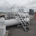 Roof access platform for membrane/asphalt/PVC roofs (Kee Safety) Roof access platform for membrane/asphalt/PVC roofs (Kee Safety)