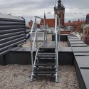 Roof access platform for membrane/asphalt/PVC roofs (Kee Safety) Roof access platform for membrane/asphalt/PVC roofs (Kee Safety)