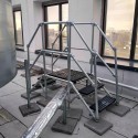 Roof access platform for membrane/asphalt/PVC roofs (Kee Safety) Roof access platform for membrane/asphalt/PVC roofs (Kee Safety)