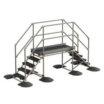 Roof access platform for membrane/asphalt/PVC roofs (Kee Safety)