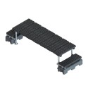 Mini plateforme de passage autoportante en aluminium avec un dégagement de 380 mm (Kee Safety) Mini plateforme de passage autoportante en aluminium avec un dégagement de 380 mm (Kee Safety)