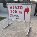 Lage vrijstaande reclamestructuur (Klemp) Lage vrijstaande reclamestructuur (Klemp)