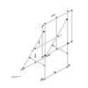 Freistehender Banner Aluminium Spannrahmen (Klemp) Freistehender Banner Aluminium Spannrahmen (Klemp)