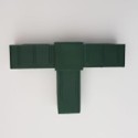 T-Connector (2 axes, 3 slots) – for tube 20x20x2 mm - green (Klemp) T-Connector (2 axes, 3 slots) – for tube 20x20x2 mm - green (Klemp)