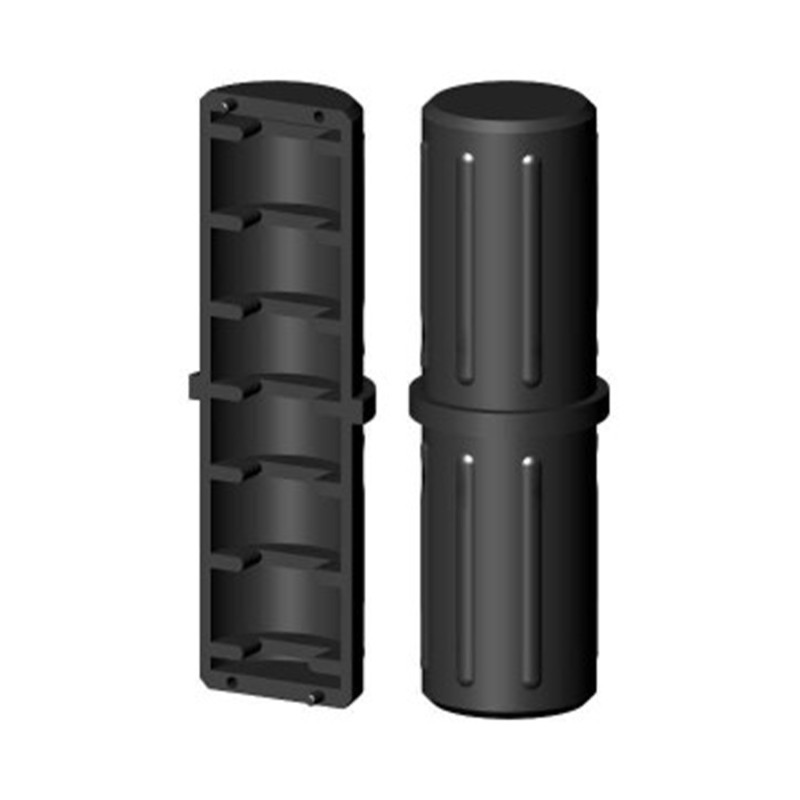 Łącznik prosty / Przedłużka / Mufa - Czarny - do rury 40x3 mm (Klemp) - Łączniki plastikowe do profili okrągłych Łącznik prosty / Przedłużka / Mufa - Czarny - do rury 40x3 mm (Klemp) - Łączniki plastikowe do profili okrągłych