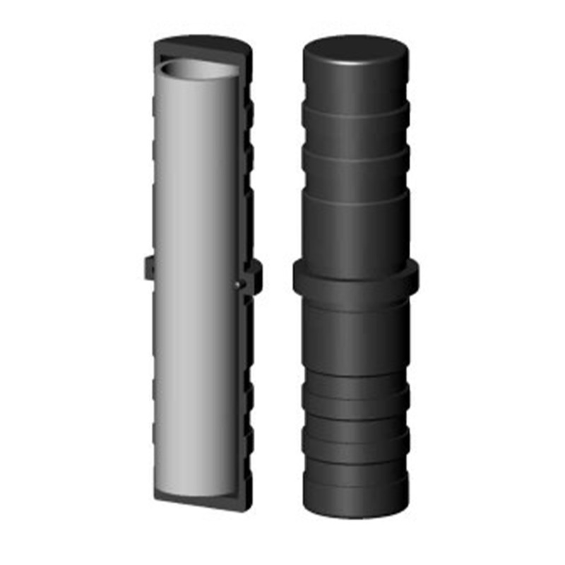 Gerade Steckverbindung / Muffe / Verlängerung – für Rohr 30x2 mm mit Stahlkern - schwarz (Klemp) - Kunststoffverbinder für Rundprofile Gerade Steckverbindung / Muffe / Verlängerung – für Rohr 30x2 mm mit Stahlkern - schwarz (Klemp) - Kunststoffverbinder für Rundprofile