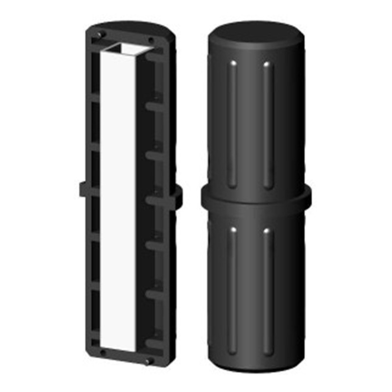 Connecteur droit / Raccord / Extension – pour tube 40x2 mm avec noyau métallique - noir (Klemp) - Connecteurs en plastique pour profils ronds Connecteur droit / Raccord / Extension – pour tube 40x2 mm avec noyau métallique - noir (Klemp) - Connecteurs en plastique pour profils ronds