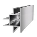 Kwadratowy profil z szynami narożnymi aluminiowy - 20x20x1,5 mm - surowy - 200 cm (Klemp) Kwadratowy profil z szynami narożnymi aluminiowy - 20x20x1,5 mm - surowy - 200 cm (Klemp)