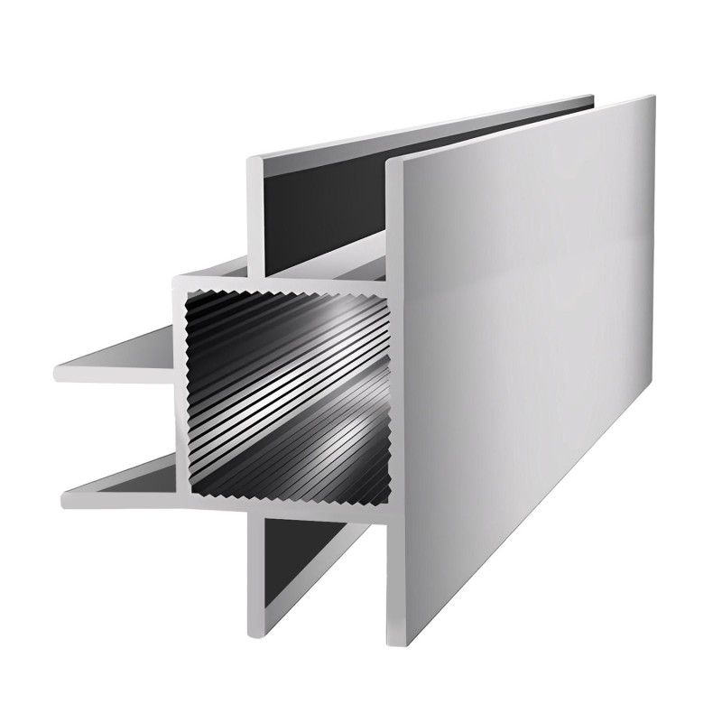 Quadratisches Aluminiumprofil mit Eckschienen – 20x20x2 mm - roh - 200 cm (Klemp) - Rohre Quadratisches Aluminiumprofil mit Eckschienen – 20x20x2 mm - roh - 200 cm (Klemp) - Rohre