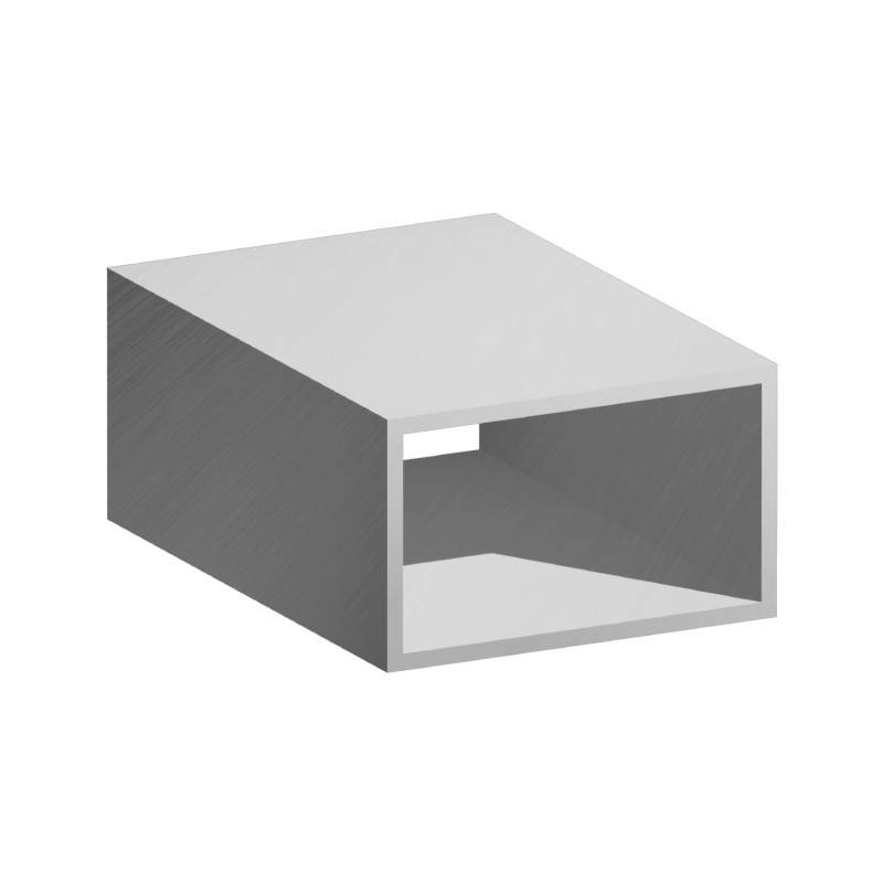Prostokątny profil aluminiowy - 50x30x2 mm - surowy - 200 cm (Klemp) - Rury aluminiowe kwadratowe Prostokątny profil aluminiowy - 50x30x2 mm - surowy - 200 cm (Klemp) - Rury aluminiowe kwadratowe