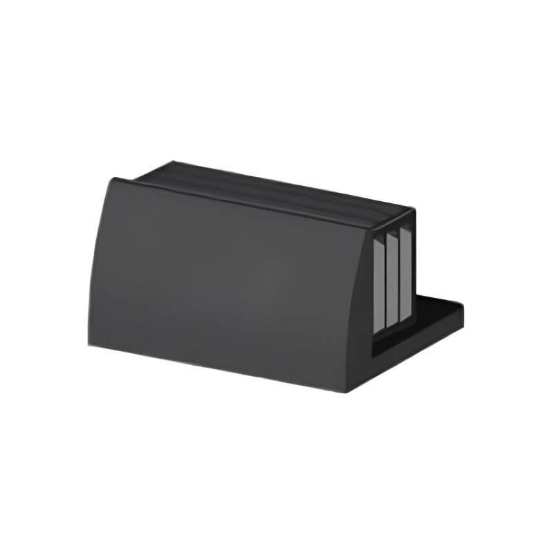 Tappo in plastica 40x20x1-2/WF mm – nero (Klemp) - Giunti in plastica per profili rettangolari Tappo in plastica 40x20x1-2/WF mm – nero (Klemp) - Giunti in plastica per profili rettangolari